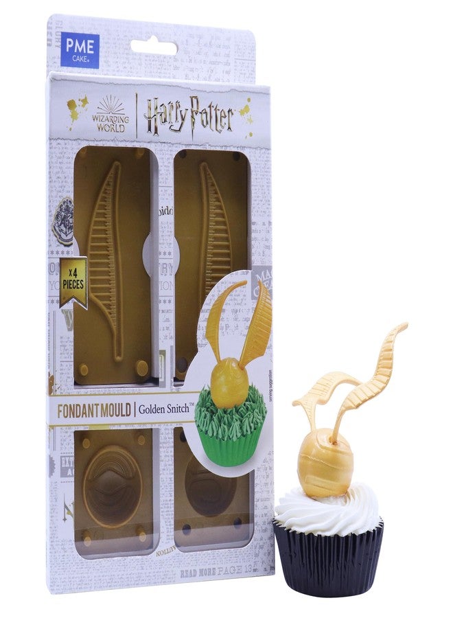 PME Harry Potter Fondant Mold (Set of 2), Quidditch Golden Snitch - Image 1