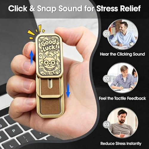 XFSAFDM Fidget Toys Adults, Fidget Slider, Magnetic Fidget Slider, Adult Fidgets for Anxiety and Stress, with a Unique Tuning Fork Effect - Image 2