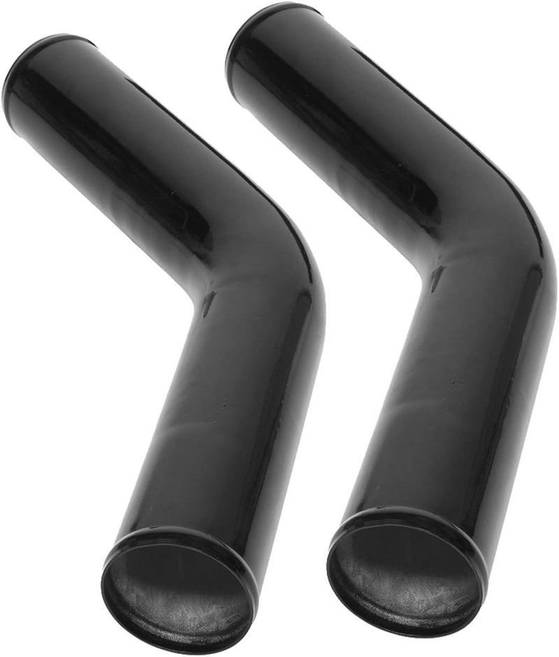 MOOSUN 8PCS Universal Aluminum 2.5 Inch Intercooler Piping U-Pipe Black Kit & T-Bolt Clamps & Black Coupler… - Image 3