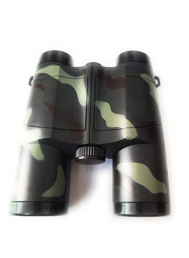 Trade Globe Outdoor Observing Army Style Binoculars Telescope Toy Military Color Folding Binoculars with Neck Strap for Kids & Adults Birthday Return Gifts - Green Pack of 4 - Image 4