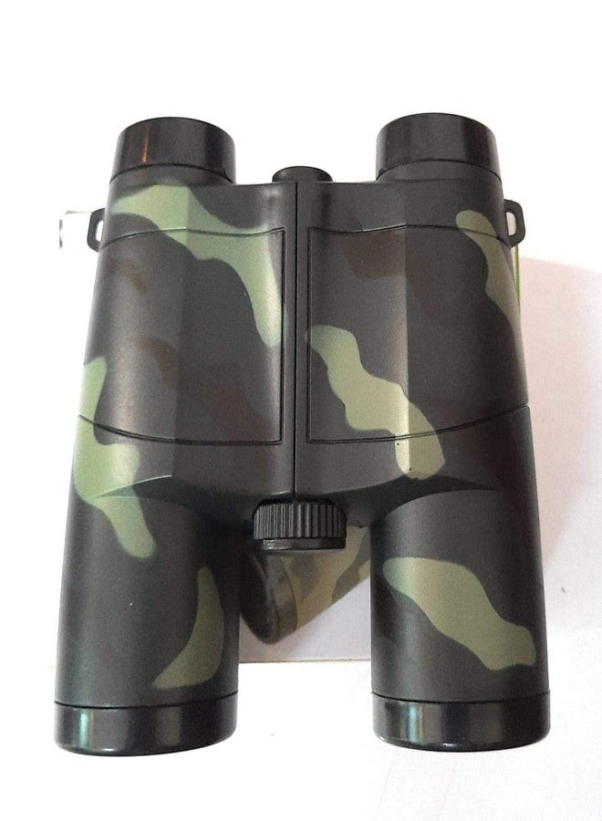 Trade Globe Outdoor Observing Army Style Binoculars Telescope Toy Military Color Folding Binoculars with Neck Strap for Kids & Adults Birthday Return Gifts - Green Pack of 4 - Image 3