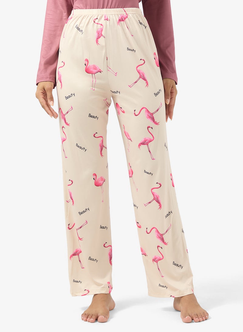 Ginger Graphic T-shirt & Pyjama Set - Image 4