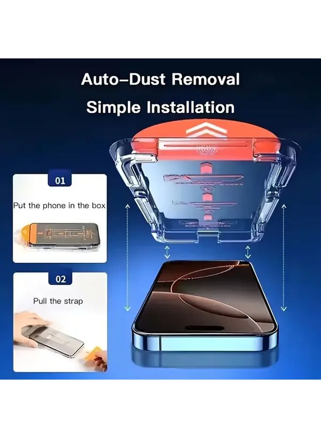 3Pcs Tempered Glass Screen Protector For iPhone 15 Plus HD Clarity Oleophobic Coating Dust Free Scratch Resistant Easy Installation Full Coverage - Image 2