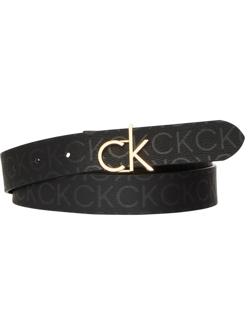 كالفن كلاين Logo buckle reversible allocated Hole belt