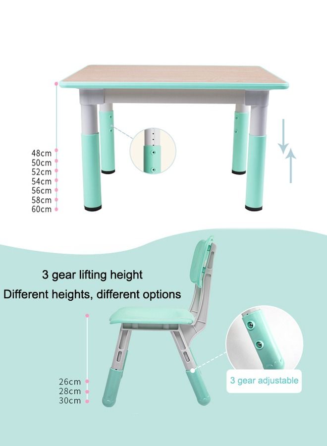 XIANGYU Children Activity Reading Study Desk Kids Play Dining Table And Chair  - Image 3
