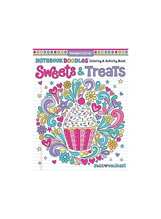 Notebook Doodles Sweets And Treats Coloring And Activity Book