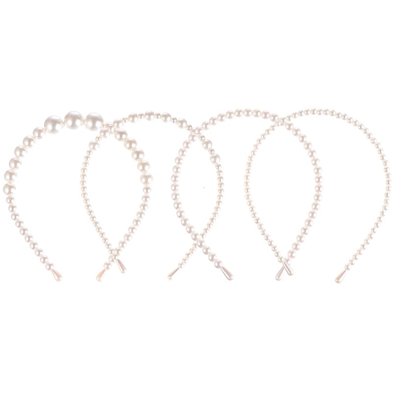 4pcs Elegant Faux Headband Hair Girls Hairband Headdress Headwear - Image 1