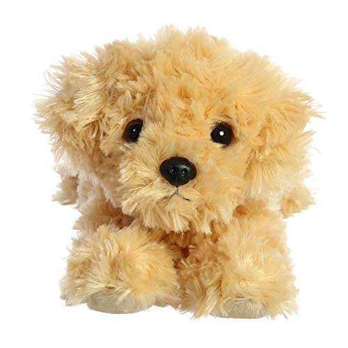 Aurora® Adorable Mini Flopsie™ Ginny Goldendoodle™ Stuffed Animal - Playful Ease - Timeless Companions - Gold 8 Inches - Image 3