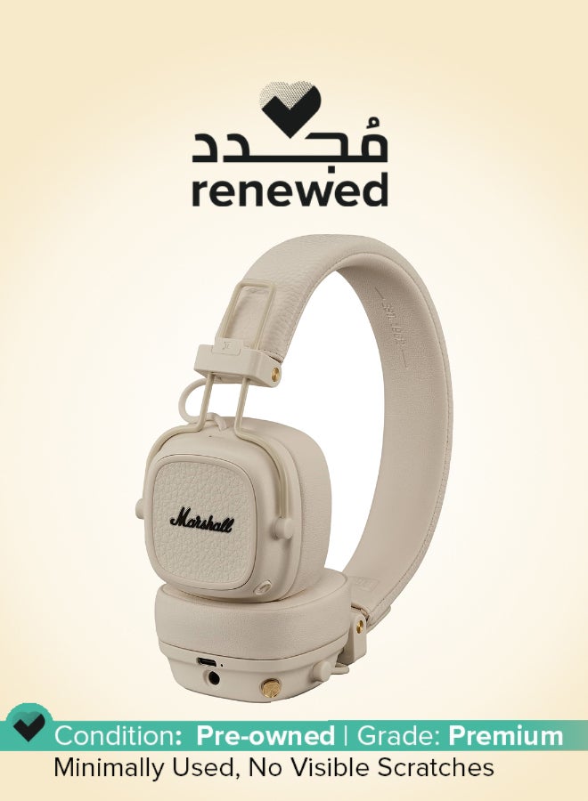 Marshall Renewed - Major V On-Ear Bluetooth Wireless Headphone with 100+ Hours Playtime - Image 1
