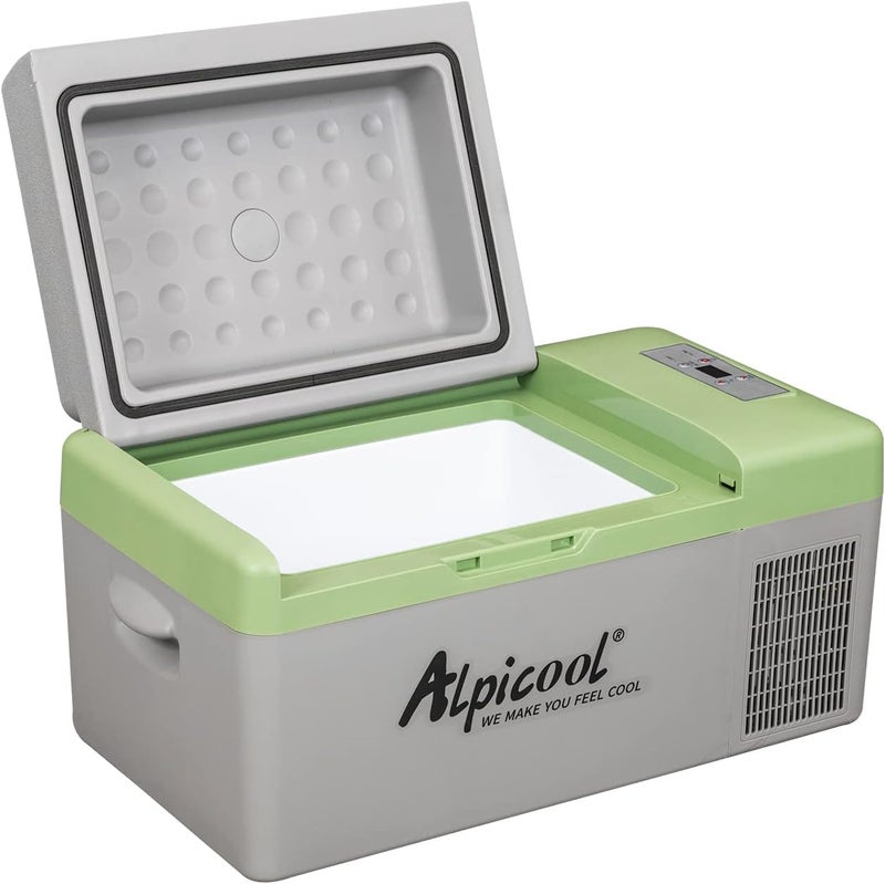 البيكول ثلاجة Alpicool Y20T المحمولة، 21 كوارت (20 لتر) تبريد سريع ثلاجة سيارة 12 فولت -4℉~68℉، مبردة للاستخدام في الهواء الطلق، التخييم، العربات المنزلية، الشاحنات، القوارب - Image 1