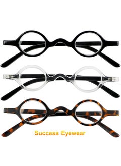 Success Eyewear Reading Glasses Set Of 3 Spring Hinge Professor Readers For Men And Women Quality Fashion Glasses For Reading +3.5  - Image 2