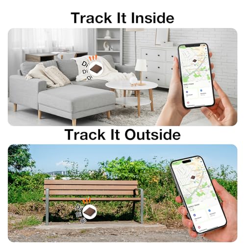 OTIC Dual-System Bluetooth Tracker Tags 4 Pack, Waterproof Item Finder Locator for Apple Find My (iOS) & Google Find Hub (Android), Blue - Gift for Women, Key/Luggage/Wallet - Image 4