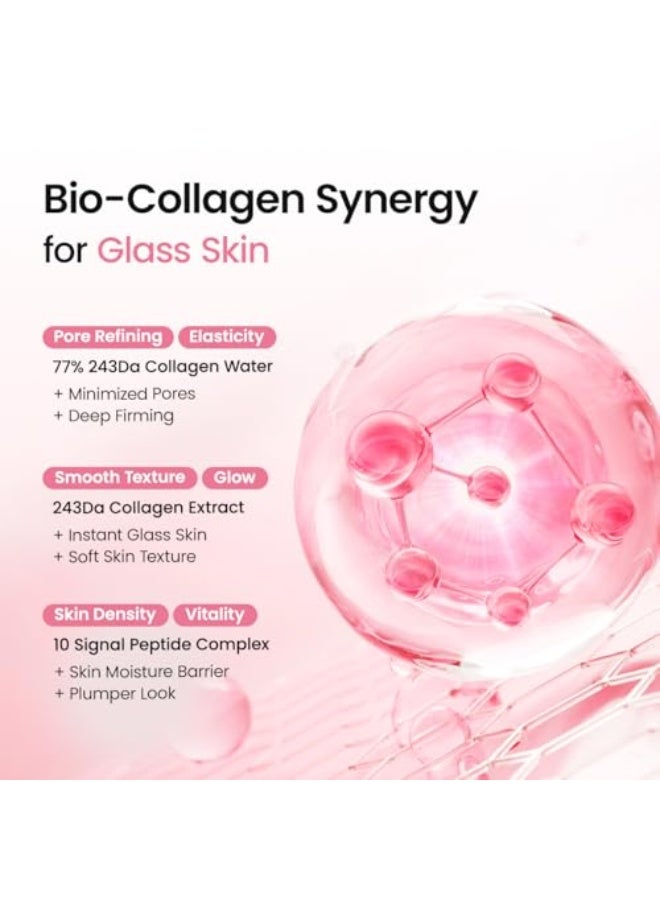 Collagen Peptides Jelly Serum Mist 1.69 fl.oz | Hydrating Face Mist, Plumping, Anti-Aging Face Spray, Sprayable Hydrogel, Travel Essentials & Self Care Gifts for Women | Korean Skin Care - Image 5