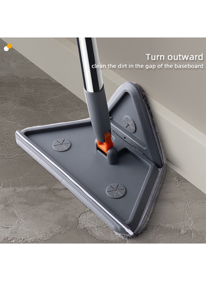 موثوقية التنبؤ منظف ​​جدران بمقبض طويل، منظف جدران 2 متر مع رأسي ممسحة تنظيف و8 وسادات ممسحة، ممسحة نوافذ تدور 360 درجة، أداة تنظيف نوافذ عالية قابلة للتعديل، غبار السقف للأرضيات ذات القاعدة - Image 5