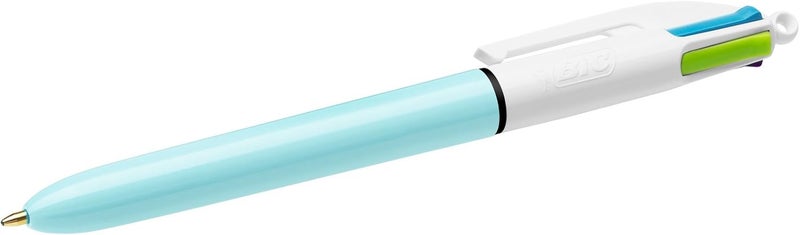BIC 4 Colours Fashion Ballpoint Pen - Box of 12 - Image 2