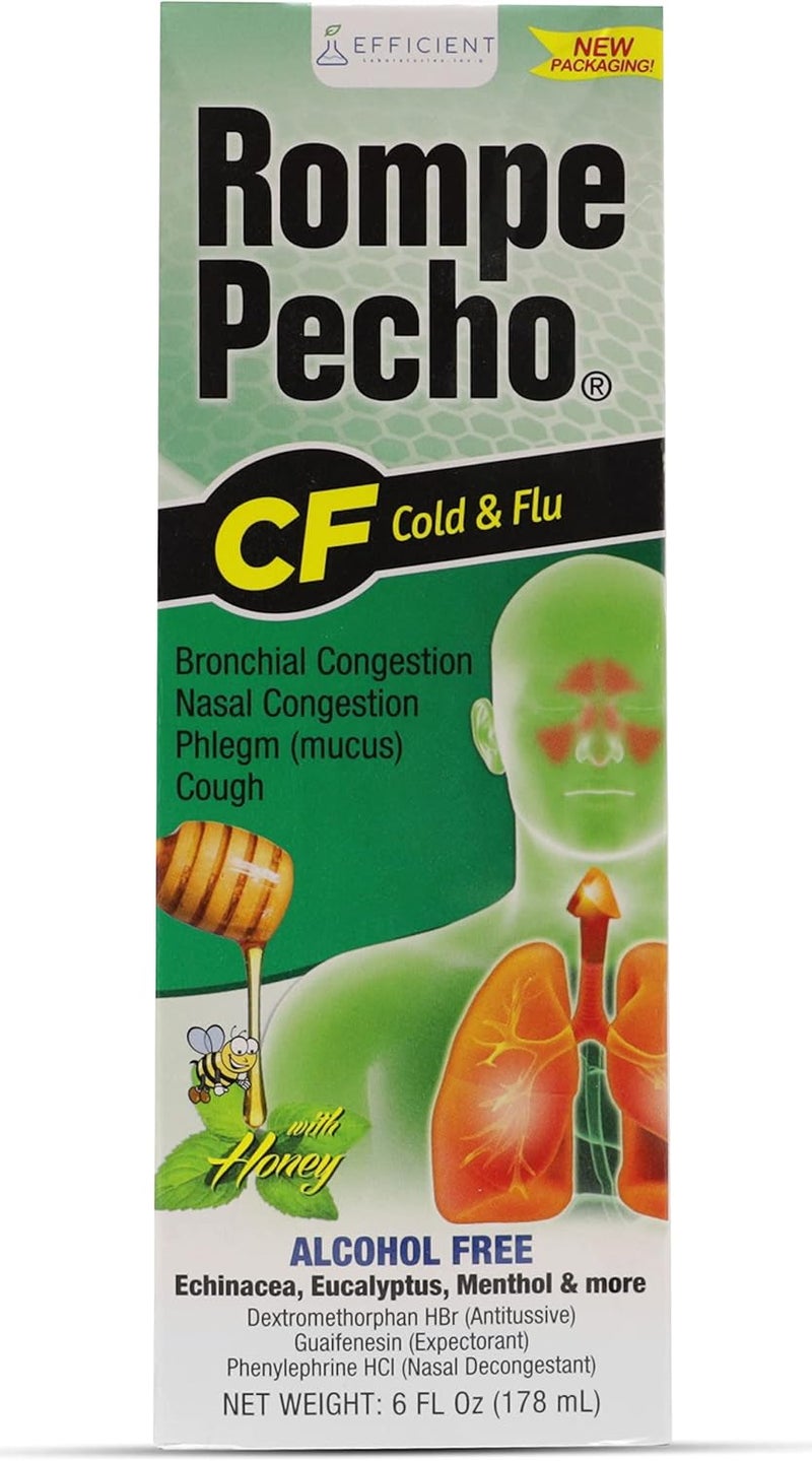 CF 6oz - شراب البرد والإنفلونزا