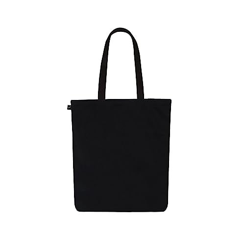 EcoRight Eco Right Canvas Tote Bags for Women with Zip, College Bag for Girls, 100% Organic Cotton Tote Bag for Shopping, Travel & beach bags for women (Houston-Black-N) - Image 2