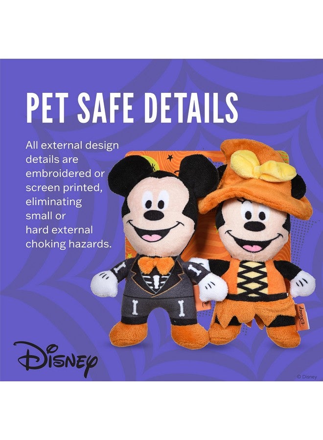 Disney for Pets 2Pc 6/'' Halloween Plush Mickey & Minnie Mouse Toys for Dogs | Mickey & Friends Plush Dog Toy | Halloween Toys for Dogs, Official Dog Toy Product of Disney for Pets (FF27385) - Image 4