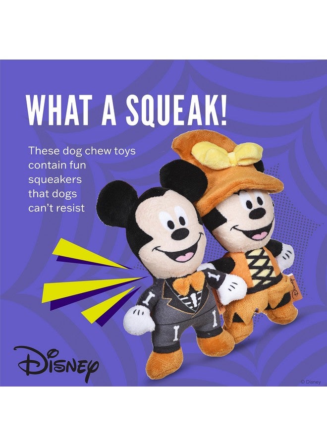 Disney for Pets 2Pc 6/'' Halloween Plush Mickey & Minnie Mouse Toys for Dogs | Mickey & Friends Plush Dog Toy | Halloween Toys for Dogs, Official Dog Toy Product of Disney for Pets (FF27385) - Image 3