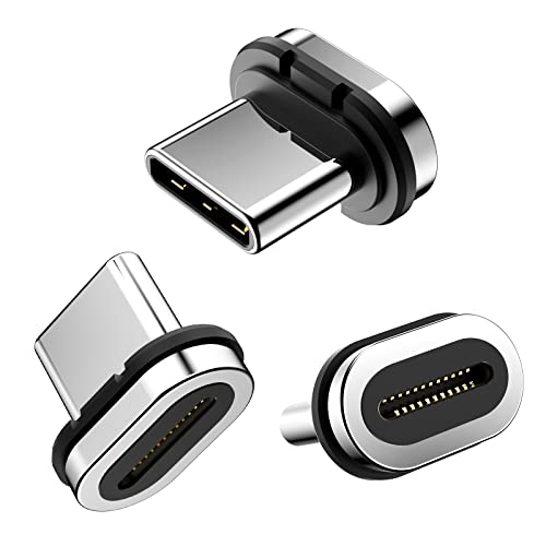 DuHeSin 24pins Magnetic USB C Connector Tips Head (3 Pack) Compatible for Most Type C Magnet Adapter Phone Pad Tablet Devices - Image 1