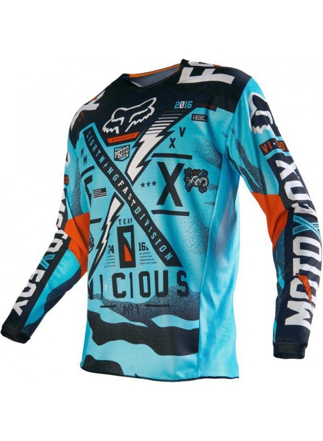 Fox Men's Outdoor Cycling Suit Off-road Road Mountain Bike Cycling Tops - Image 1