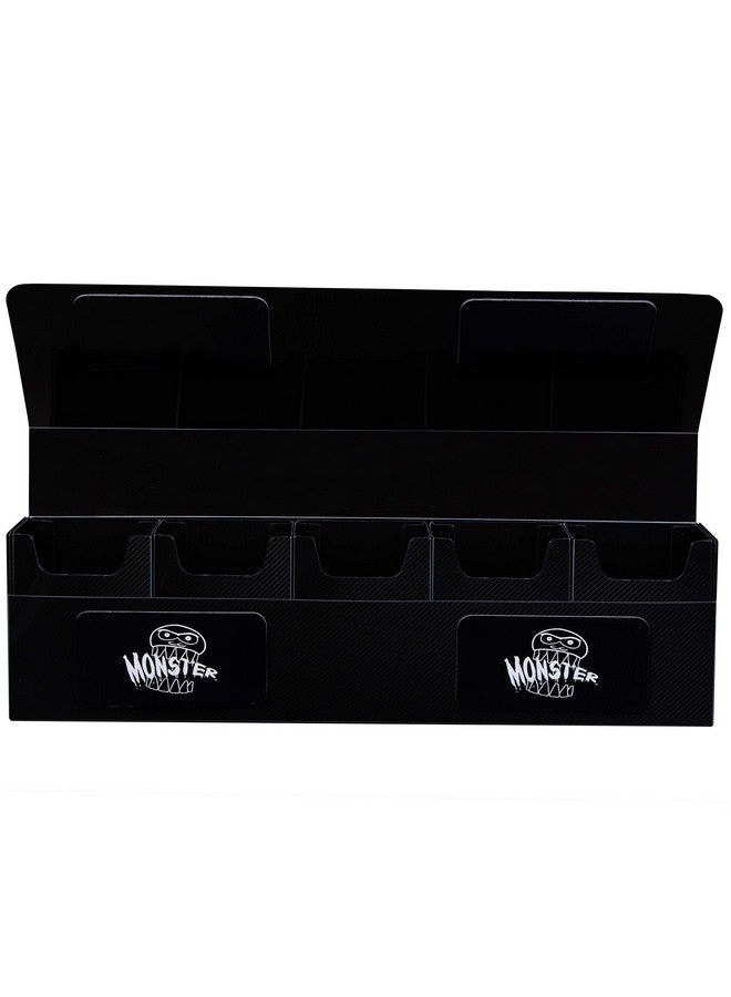 Monster Protectors Monster Magnetic Hydra Five Deck Mega Storage Box(Black) - with 5 Removable Deck Trays for Gaming TCGs-Compatible with Yugioh, MTG, Magic The Gathering, Pokémon - Long Lasting, Durable Construction  - Image 3