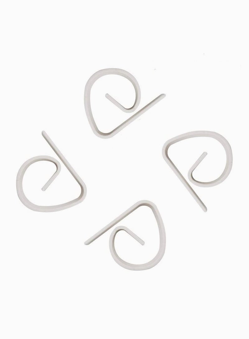 SYOSI Plastic Tablecloth Clip, Used for Restaurant Banquet Wedding Graduation Party and Outdoor Picnic Table Cloth Fixing and Loop for Meeting Party Indoor Outdoor Events (4 PCS) - Image 1