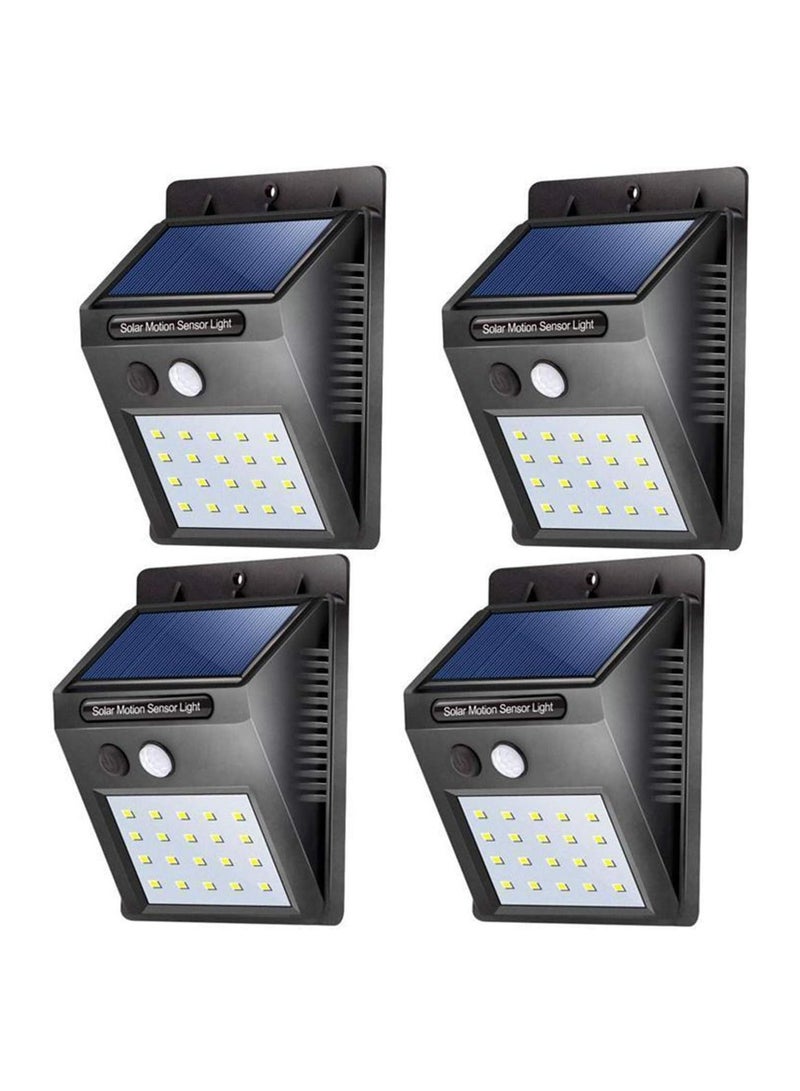 Generic 【4 pack】 35 LED Solar Lights Outdoor Waterproof Solar Motion Sensor Light Wireless Lights Outside Wall Lamp for Driveway Patio Garden Path - Image 1
