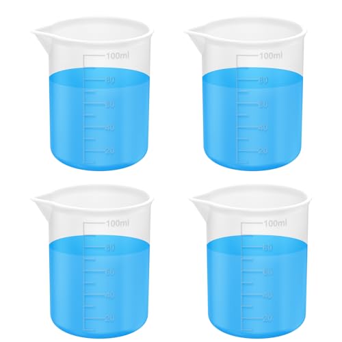 Enlisiwte 4pcs Laundry Detergent Cup,Laundry Detergent Measuring Cup,Laundry Measuring Cup,Washable Detergent Cup for Liquid Detergent,Silicone Laundry Measuring Cup,No More Mess or Leaks,for Laundry Room - Image 1