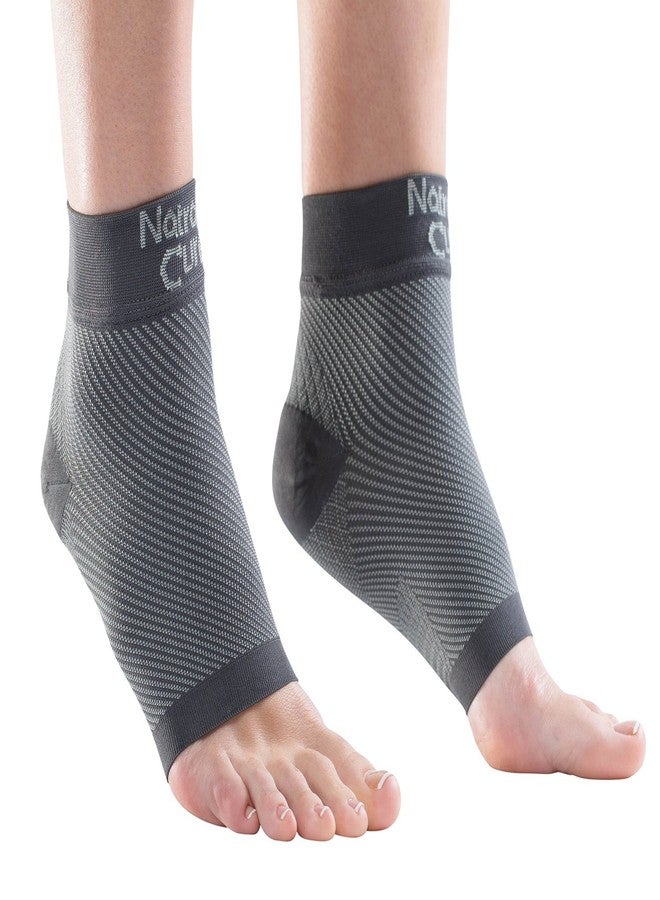 NatraCure Plantar Fasciitis Socks - Compression Foot, Ankle, Heel Sleeves - (Size: Medium) - Image 1