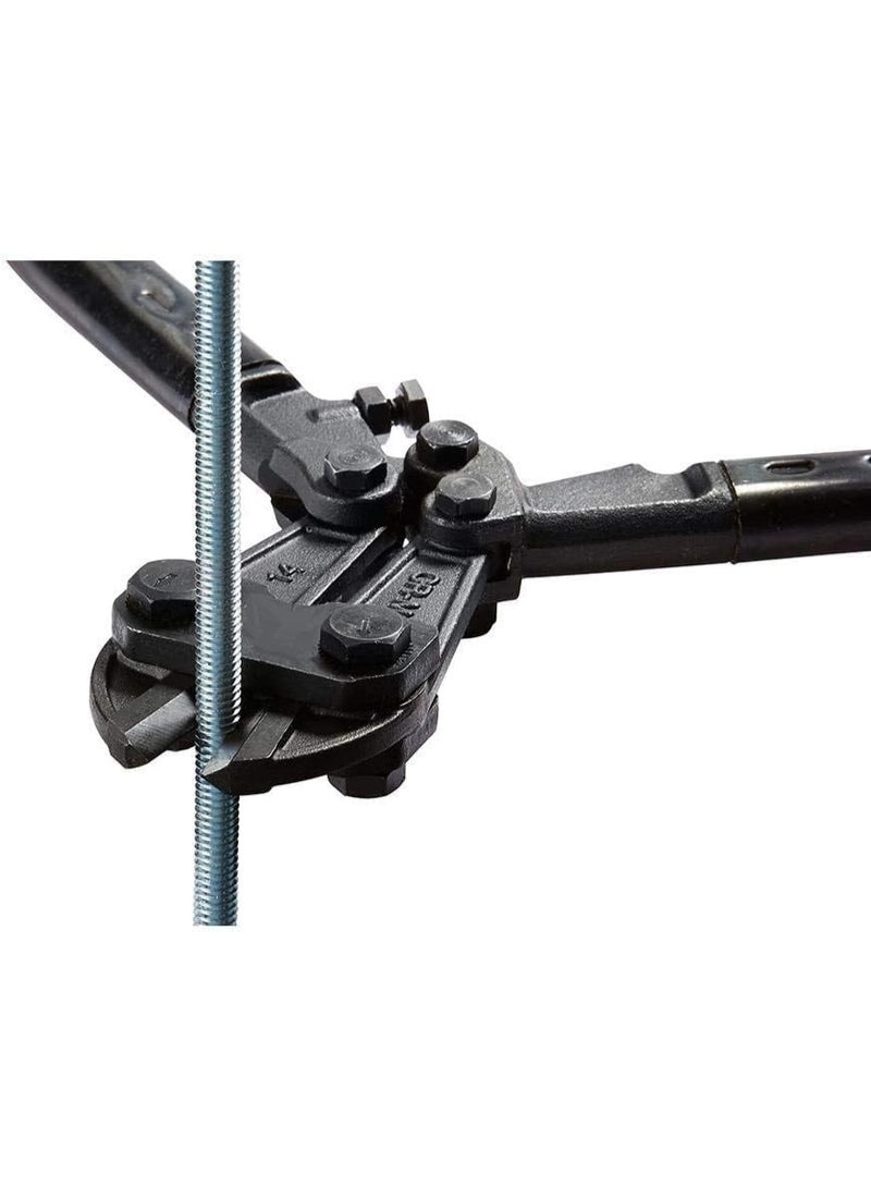 Emerald Bolt Cutters 42 inch, Heavy Duty Chrome Vanadium Wire Bolt Cutter with Soft Grip Ergonomic Handle, Ideal for Cutting Small Fences, Steel Wire, Chains, Screws, Locks, and Rivet - Image 3