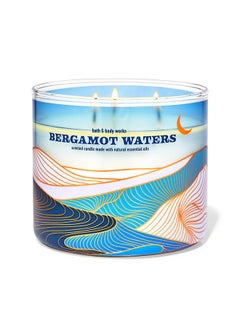 Bath & Body Works شمعة برغموت ووترز ذات 3 فتيل 