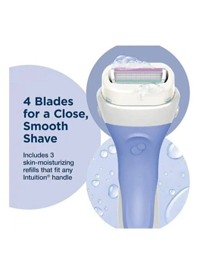 Chic Pure Nourishment razor blades for women with original cocoa butter organil - Image 3