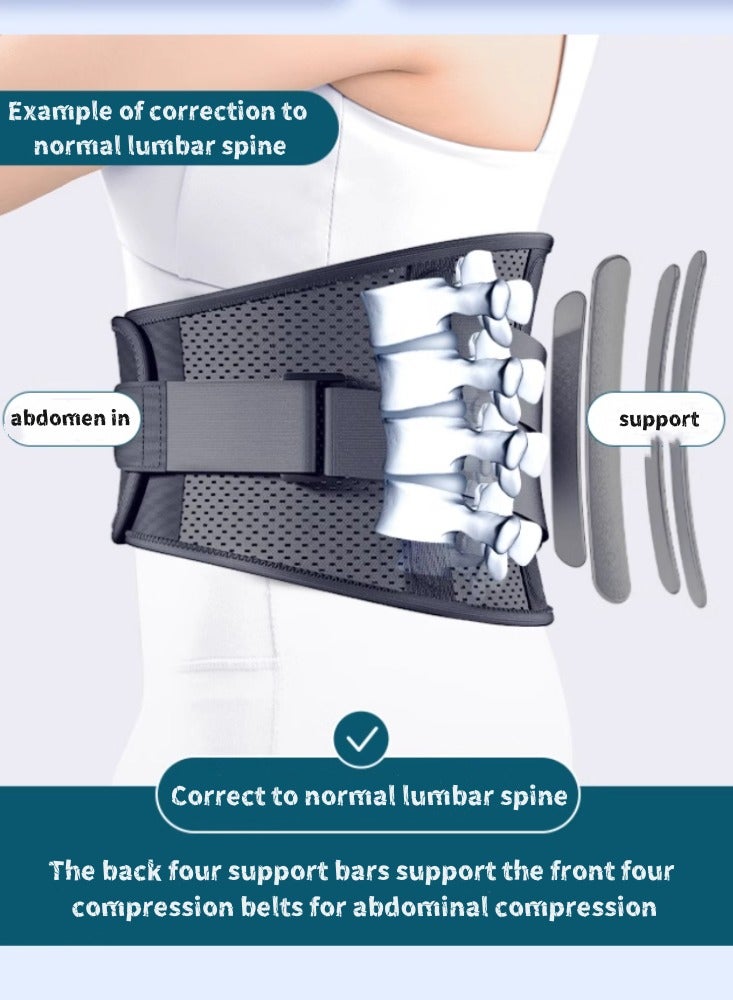Generic Waist Belt, Lumbar Intervertebral Disc, Lumbar Intervertebral Disc Protrusion, Lumbar Muscle Strain Injury, Four Seasons Medical Waist, Lumbar Support Pain, Male and Female Special, L Size - Image 5