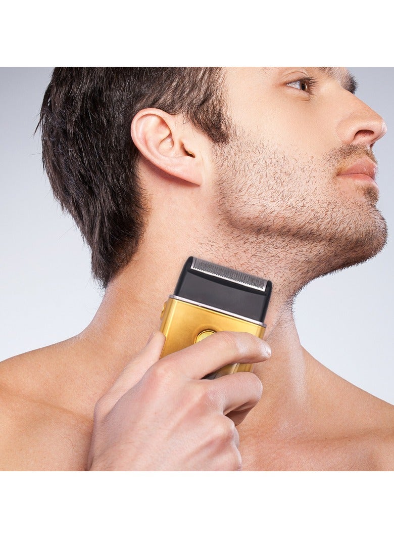 general Portable Reciprocating Beard Razor Electric Shaver USB Charging Men's Shaving Razor - Image 2