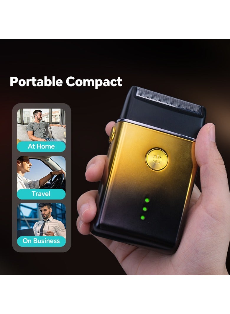 general Portable Reciprocating Beard Razor Electric Shaver USB Charging Men's Shaving Razor - Image 4