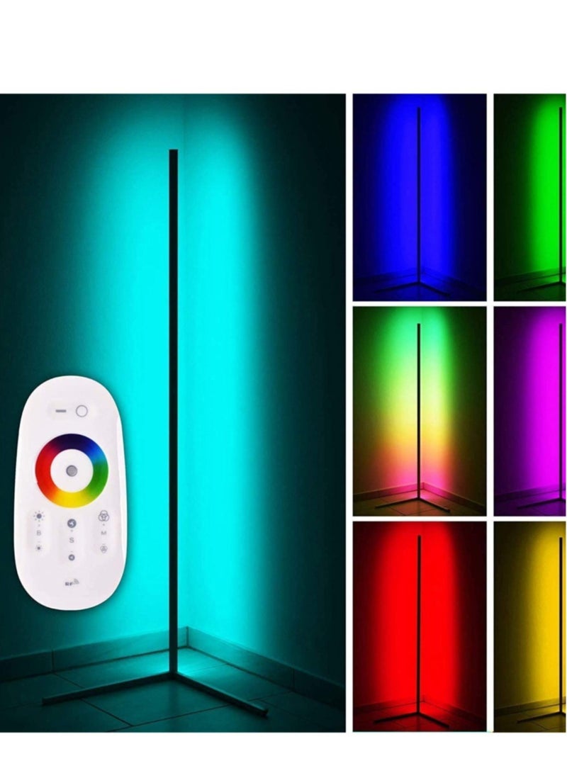ELTRAZONE Standing Corner Mood Floor Lamp Corner Led Floor Lamp RGB Color Changing Atmosphere Light with Remote Control for Living Room, Bed Room - Image 1