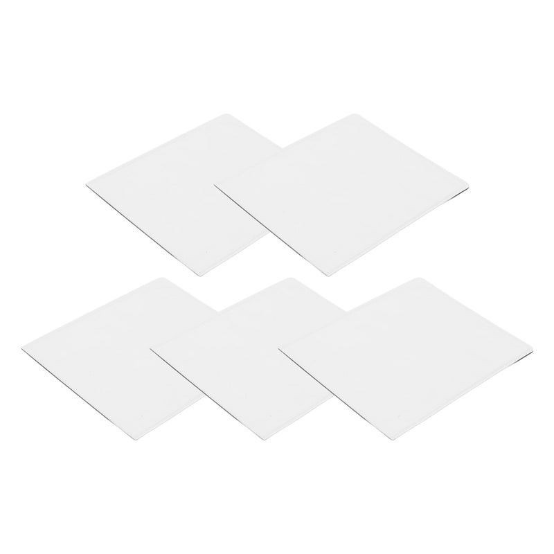 White Magnetic Photo Frames 5pcs Reusable Picture Pockets With Clear Protective Cover Flexible Magnetic Panel For Home And Office Display - Image 5