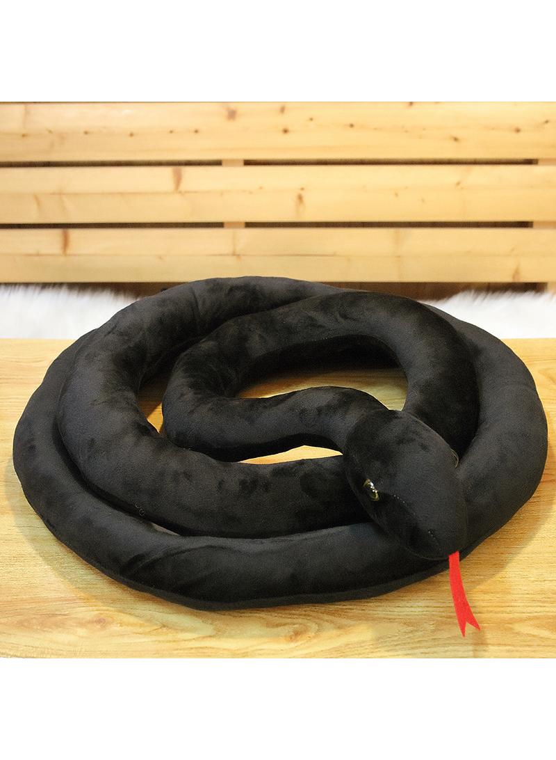Excefore Realistic Wild Life Action Model Lifelike Snake Plush Toy Figurines Prank Props Stress Relif Toys Educational Toys Birthday Gift For Kids - Image 1