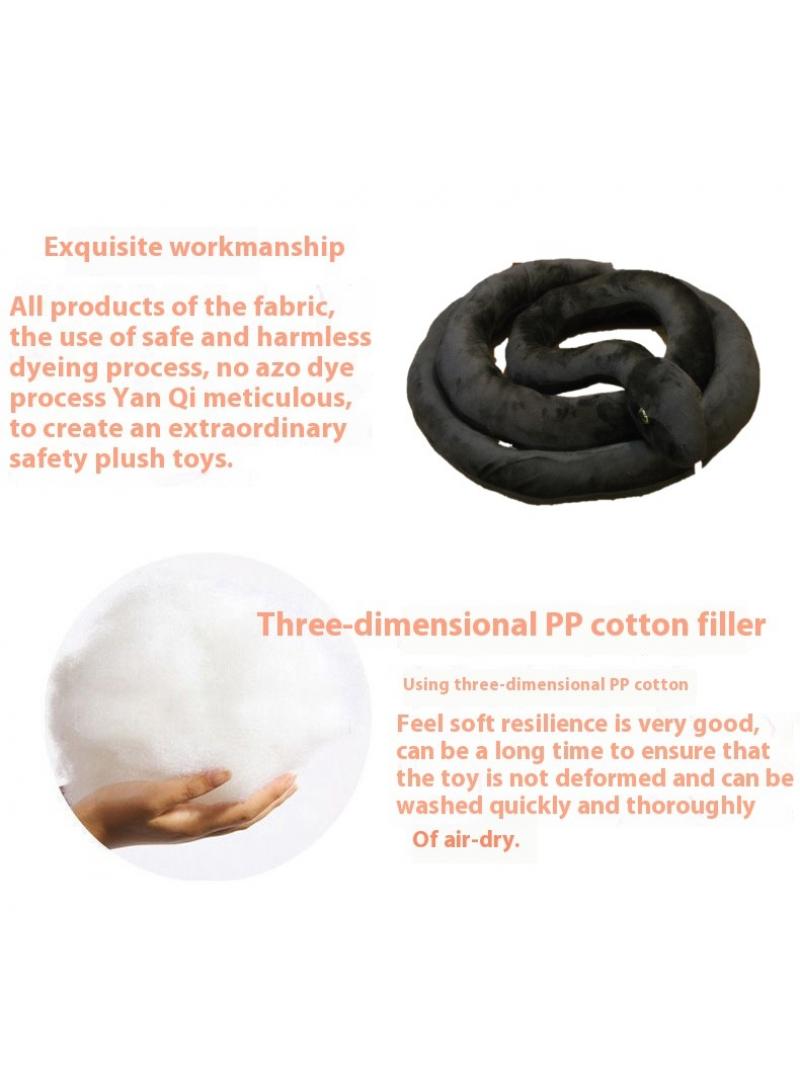 Excefore Realistic Wild Life Action Model Lifelike Snake Plush Toy Figurines Prank Props Stress Relif Toys Educational Toys Birthday Gift For Kids - Image 2