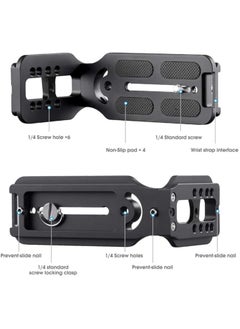 General Camera L Bracket Vertical Horizontal Switching Tripod Quick Release Plate Compatible with Osmo Stabilizer Tripod Monopod  - Image 2