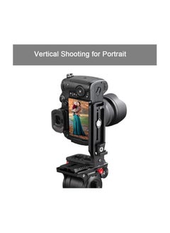 General Camera L Bracket Vertical Horizontal Switching Tripod Quick Release Plate Compatible with Osmo Stabilizer Tripod Monopod  - Image 3