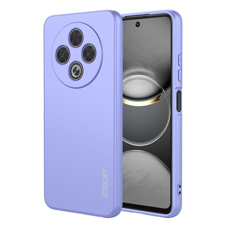 إنكاي جراب هاتف Tecno Spark 30 4G من السيليكون السائل الناعم المقاوم للصدمات (أرجواني) - Image 1