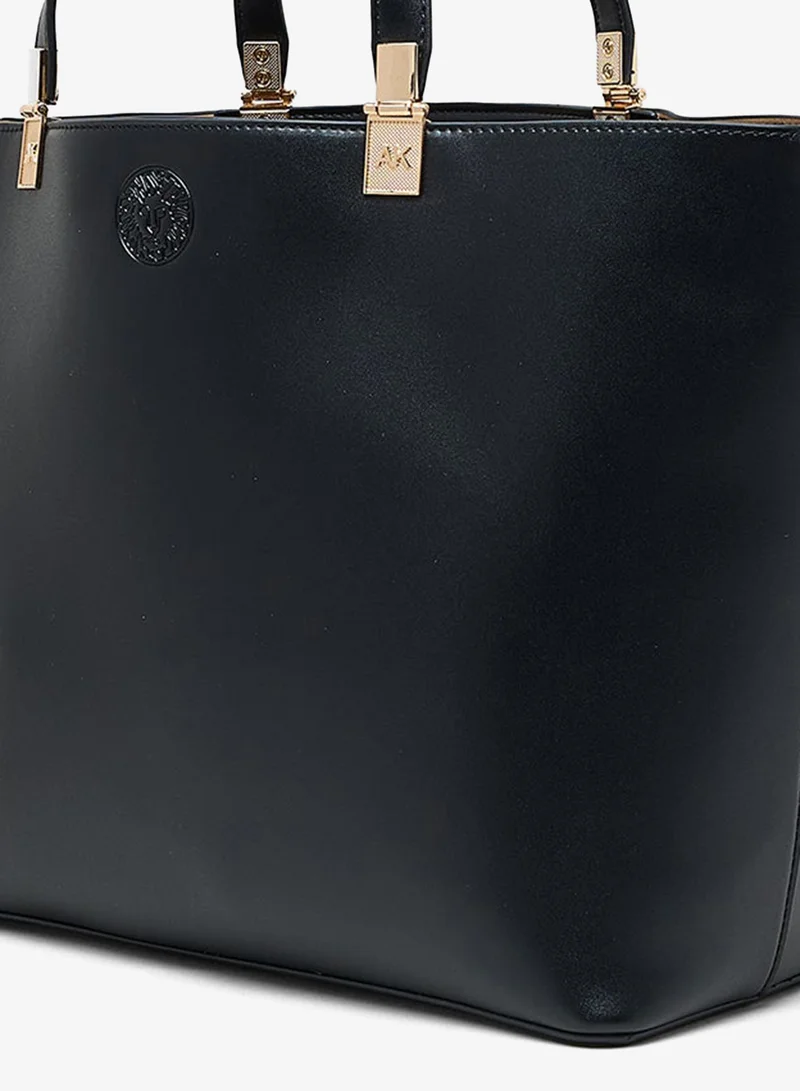 ANNE KLEIN  Anne Klein Solid Pu Zip Closure Tote Bag for Women | Best Price UAE