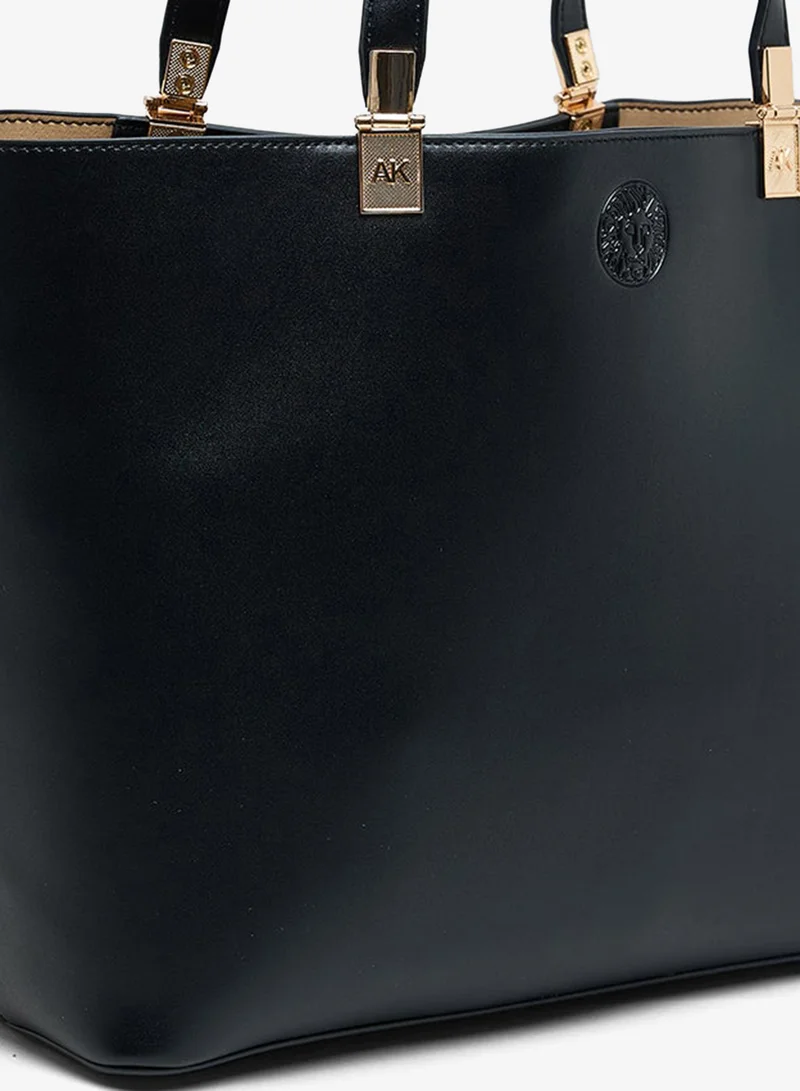 ANNE KLEIN  Anne Klein Solid Pu Zip Closure Tote Bag for Women | Best Price UAE