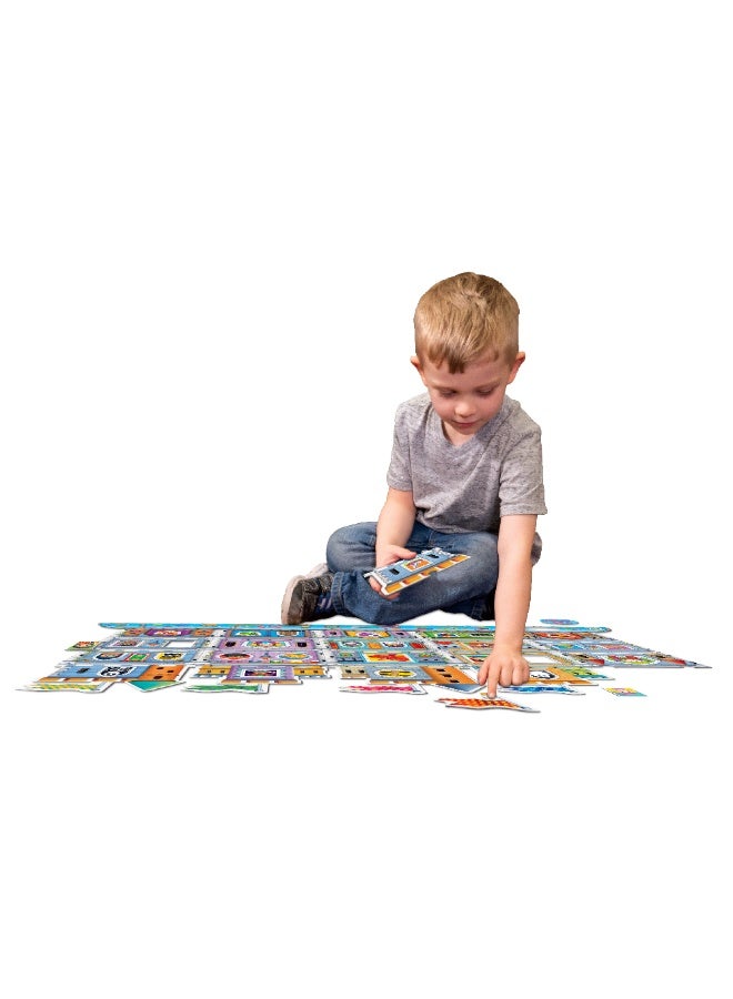 THE LEARNING JOURNEY PUZZLE DOUBLES CREATE-A-SCENE! CASTLE - Image 2