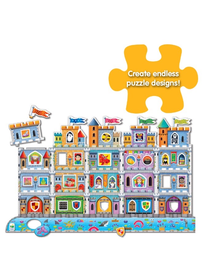 THE LEARNING JOURNEY PUZZLE DOUBLES CREATE-A-SCENE! CASTLE - Image 4