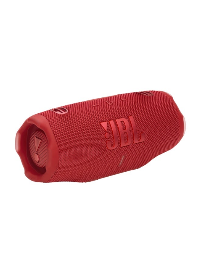 JBL Charge 6 Portable Speaker, JBL Pro Sound, AI Sound Boost, 28 Hours Playtime, IP68 Waterproof & Dustproof, Powerbank Function, Auracast, Bluetooth 5.4, Red - JBLCHARGE6REDAM JBLCHARGE6REDAM red - Image 1
