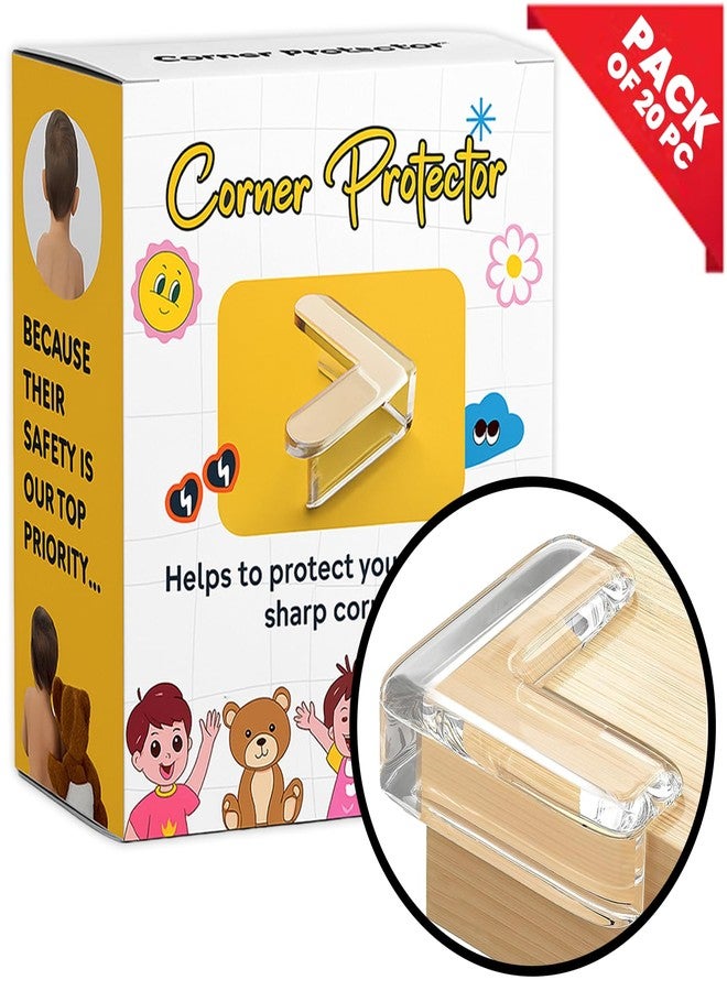 Sifoz Silicon Corner Protector for Sharp Edge of Furniture, Baby Bed Corners Edges Guard Child Safety Bumper for Sharp Corner of Table, TV Unit, Marble, Glass, Metal, Etc. (20) - Image 2