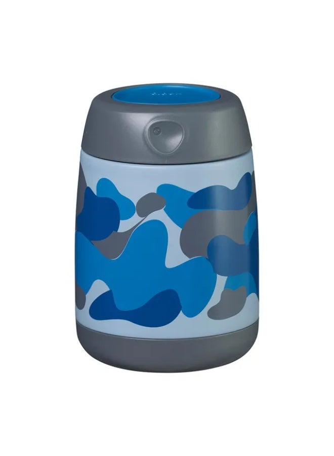b.box Bbox - Toddler  Insulated Food Jar Mini - Blue Camo